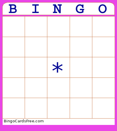 Bingo Card Generator